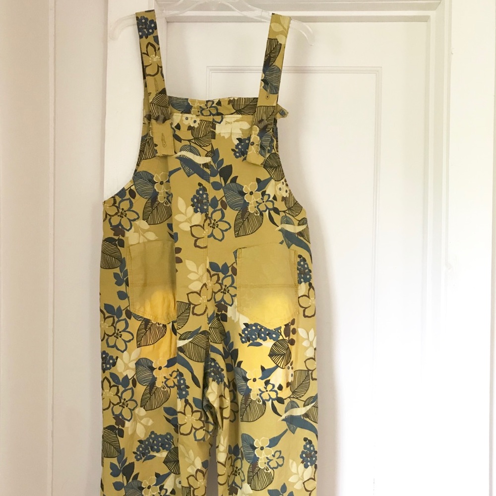 Flowered Overalls